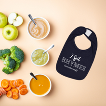 Load image into Gallery viewer, "I Spit Rhymes" Baby Bib