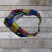 Load image into Gallery viewer, Flat African Print Ankara Headband
