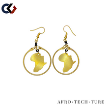Load image into Gallery viewer, Africa Shaped Earrings