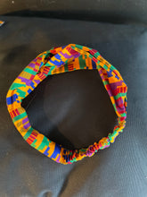 Load image into Gallery viewer, Front Knot African Print Ankara Headband