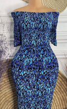 Load image into Gallery viewer, Ankara Bodycon/Stretch Tribal Dress