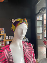 Load image into Gallery viewer, Front Knot African Print Ankara Headband