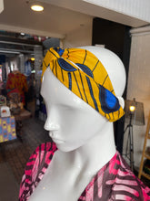 Load image into Gallery viewer, Front Knot African Print Ankara Headband