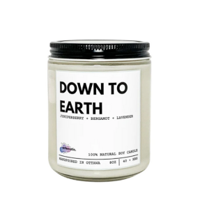 Down to Earth 100% Soy Wax Candle