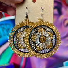 Load image into Gallery viewer, African Maasai Beaded Circle Earrings
