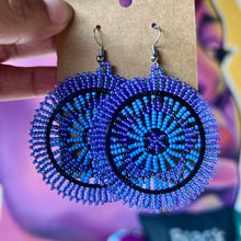 Load image into Gallery viewer, African Maasai Beaded Circle Earrings
