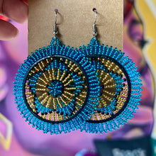 Load image into Gallery viewer, African Maasai Beaded Circle Earrings
