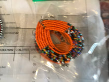 Load image into Gallery viewer, Beaded Maasai &amp; Zulu Style Earrings
