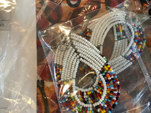 Load image into Gallery viewer, Beaded Maasai &amp; Zulu Style Earrings
