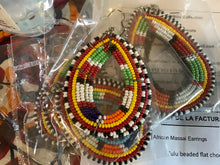 Load image into Gallery viewer, Beaded Maasai &amp; Zulu Style Earrings
