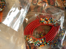 Load image into Gallery viewer, Beaded Maasai &amp; Zulu Style Earrings
