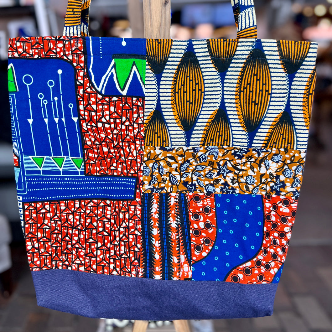 Eco-friendly African Print Tote Bag