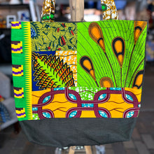 Load image into Gallery viewer, Eco-friendly African Print Tote Bag
