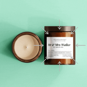 Personalized 100% Soy Wax Candles