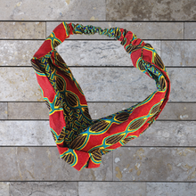 Load image into Gallery viewer, Flat African Print Ankara Headband
