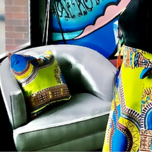 Load image into Gallery viewer, Dashiki Print Throw Pillow
