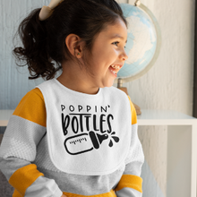 Load image into Gallery viewer, &quot;Poppin&#39; Bottles&quot; Baby Bib
