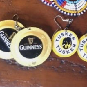 Bottle Cap Earrings
