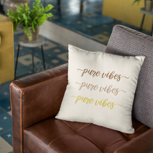 Load image into Gallery viewer, Pure Vibes Throw Pillow
