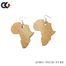 Load image into Gallery viewer, Africa Shaped Earrings
