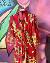 Load image into Gallery viewer, Ankara Chiffon Robe/Cover Up
