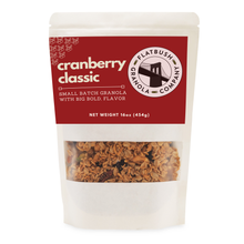 Load image into Gallery viewer, Cranberry Classic: Crunchy, Nutty Gluten-free Granola Mix with Dried Cranberries (pouch)
