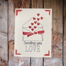 Load image into Gallery viewer, Sending You Love Valentine Card
