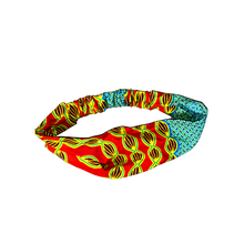 Load image into Gallery viewer, Flat African Print Ankara Headband
