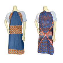 Load image into Gallery viewer, Reversible African Print Apron
