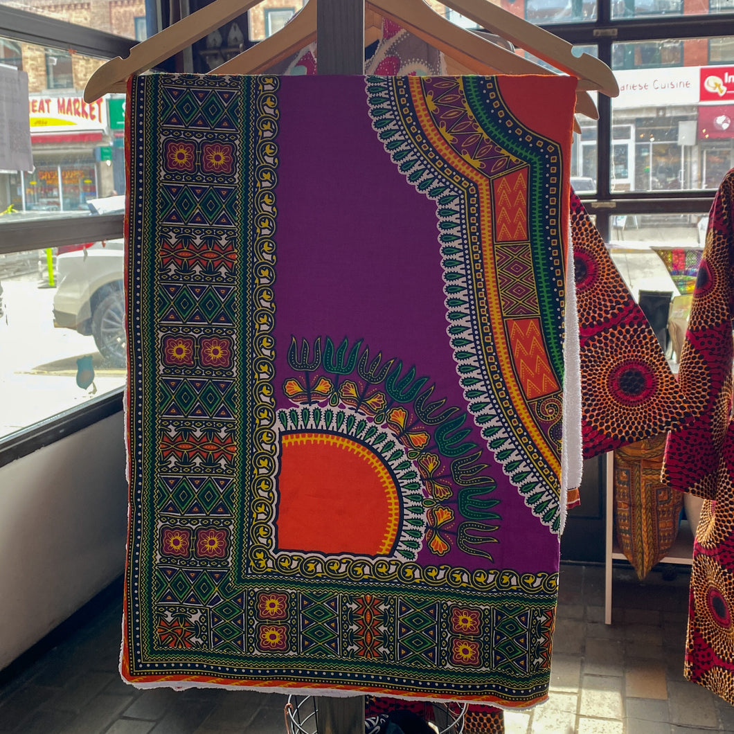 African Print Baby Blanket