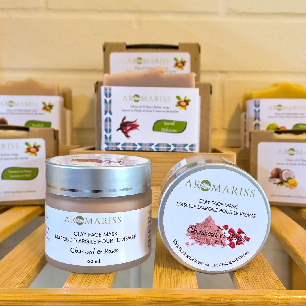 Ghassoul & Roses Clay Mask
