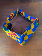 Load image into Gallery viewer, Silk-Lined Ankara Headband
