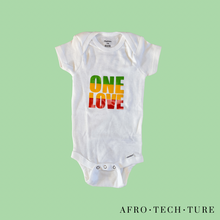 Load image into Gallery viewer, “One Love” Baby Onesie
