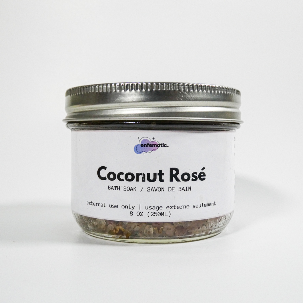 Coconut Rosé Bath Soak (8oz | 250mL)