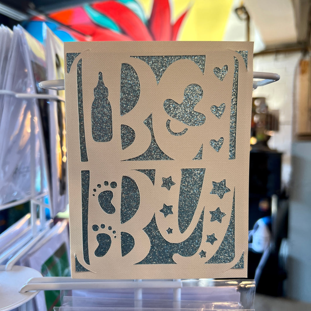 Baby Cutout Greeting Card