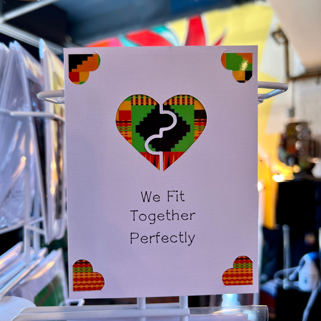 We Fit Together Greeting Card