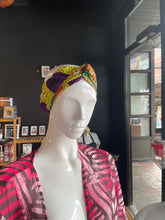 Load image into Gallery viewer, Front Knot African Print Ankara Headband
