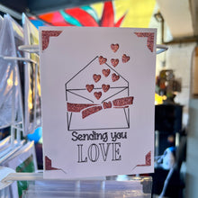 Load image into Gallery viewer, Sending You Love Valentine Card
