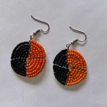 Load image into Gallery viewer, African Maasai Beaded Circle Earrings
