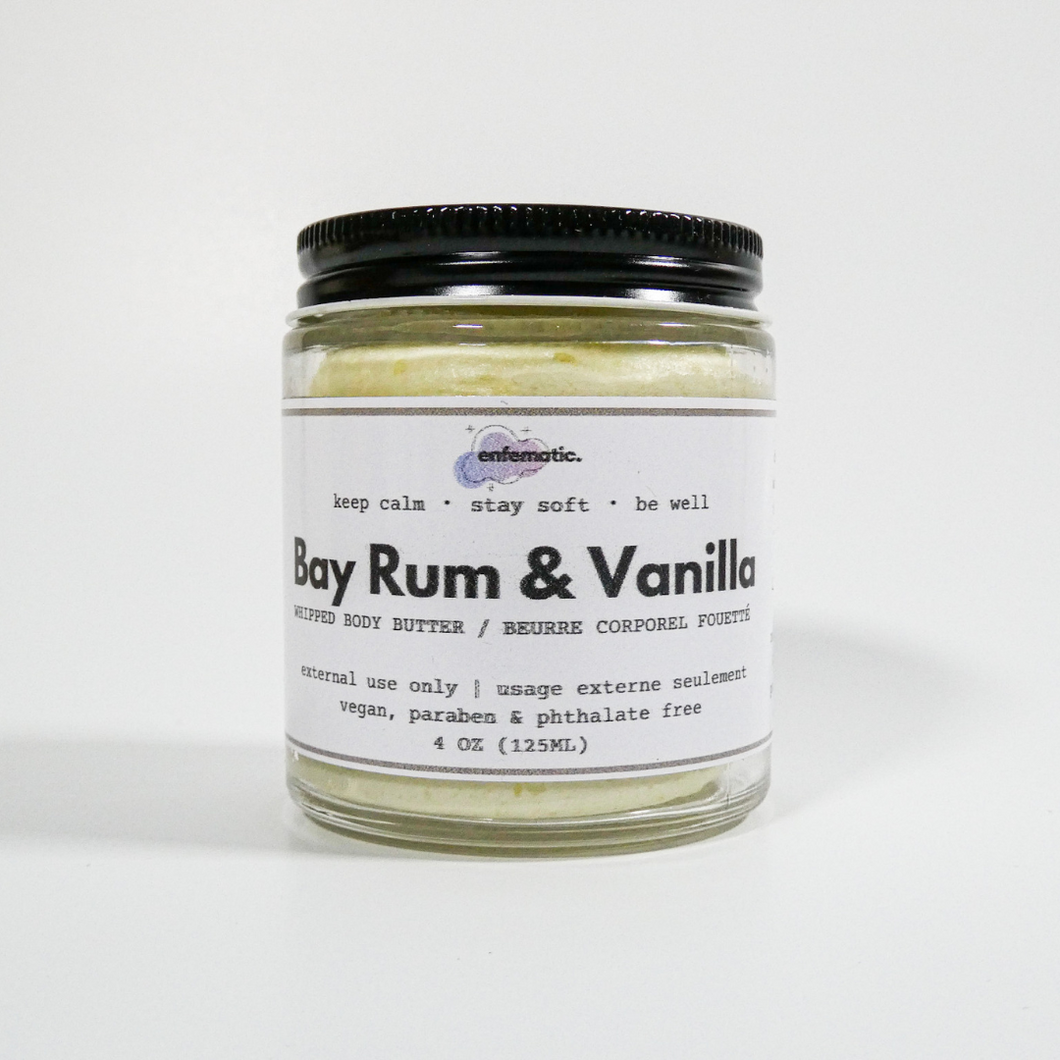 Bay Rum & Vanilla Whipped Body Butter