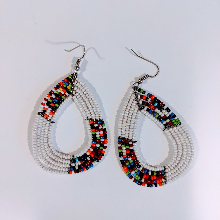 Beaded Maasai & Zulu Style Earrings